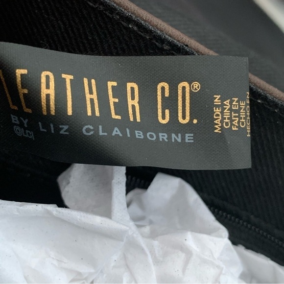 Liz Claiborne Leather Co. Shoulder Handbag Purse - Picture 6 of 9